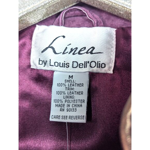 LINEA Louis Dell'Ollio Western Artsy Boho Leather Suede Jacket Medium NWT - Picture 5 of 6